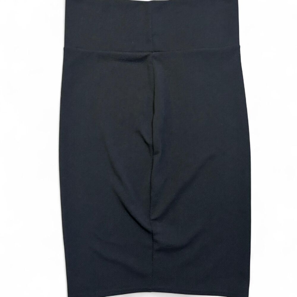 Urban Coco black midi skirt with stretchy waistband